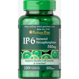 IP-6 инозитолгексафосфат, IP-6, Puritan's Pride, 510 мг, 120 капсул
