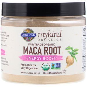 Rădăcină de Maca, Grădina Vieții, MyKind Organics, Organic, Booster de energie, 225 g