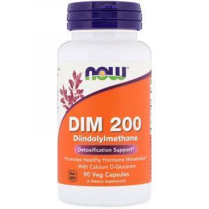 Дииндолилметан, DIM-200, Now Foods, 90 капсул