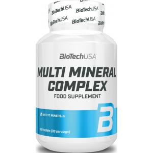 Мультиминеральный комплекс, MultiMineral Complex, BioTech USA, 100 таблеток
