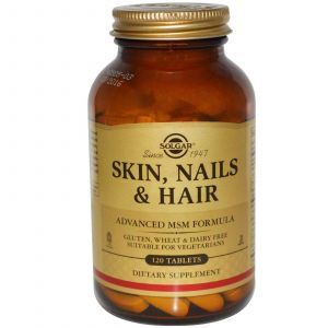 Витамины для волос, кожи и ногтей, Solgar, 120 таблеток