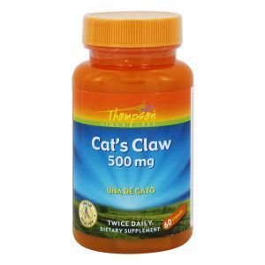 Кошачий коготь, экстракт коры, Cat's Claw, Thompson, 500 мг, 60 капсул