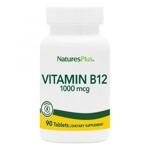 Витамин В-12, Vitamin B-12, Nature's Plus, 1000 мкг, 90 таблеток