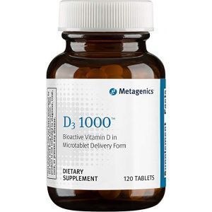 Витамин Д-3, D3 1000, Metagenics, 1000 МЕ, 120 таблеток