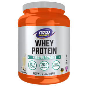 Сывороточный протеин, Whey Protein, Now Foods, Sports, сливочно-ванильный, 907 г