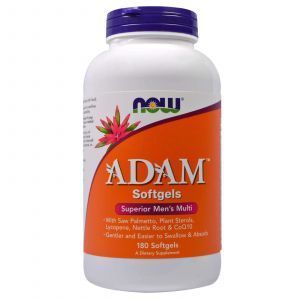 Витаминный комплекс Адам, ADAM Men's Multi,  Now Foods, 180 капсул