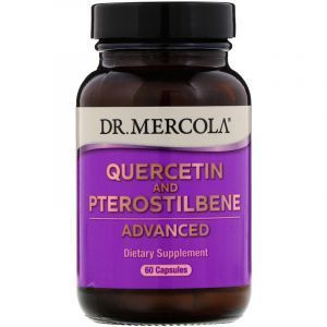 Quercetin și Pterostilbene, Dr. Quercetin și Pterostilbene Mercola, 60 capsule