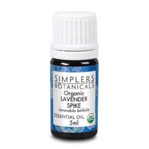 Эфирное масло лаванды, Organic Lavender Spike, Simplers Botanicals, 5 мл
