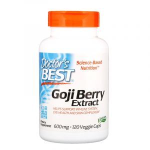 Экстракт Годжи, Goji Berry, Doctor's Best, 600 мг, 120 капсул (Default)