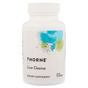 Чистка печени, Liver Cleanse, Thorne Research, 60 капсул