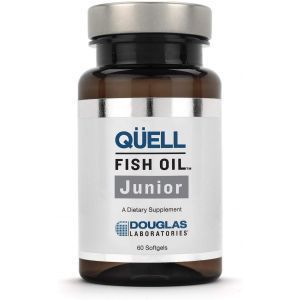 Незаменимые омега-3 жирные кислоты для детей, Quell Fish Oil Junior, Douglas Laboratories, 60 капсул