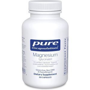 Магний (глицинат), Magnesium (glycinate), Pure Encapsulations, 90 капсул