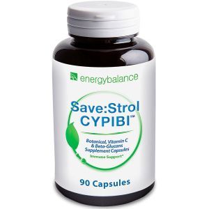 Поддержка иммунитета, Save: Strol CYPIBI, EnergyBalance, с витамином С и бета-глюканами, 90 капсул
