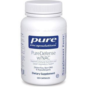 Поддержка иммунитета и здоровья дыхательной системы, PureDefense with NAC, Pure Encapsulations, 120 капсул