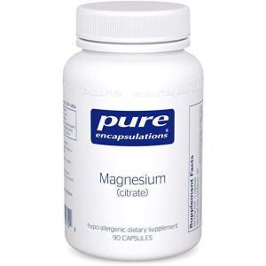 Магний (цитрат), Magnesium (citrate), Pure Encapsulations, 90 капсул