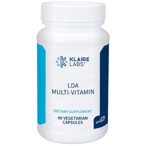Мультивитамины, LDA Multi-Vitamin, Klaire Labs, 90 вегетарианских капсул