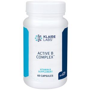 Комплекс витаминов группы В, Active B Complex, Klaire Labs, 60 капсул