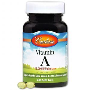 Витамин А, Carlson Labs, 240 гелевых капсу