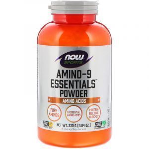 Аминокислоты в спорте, Amino-9 Essentials, Now Foods, Sports, порошок, 330 г (Default)