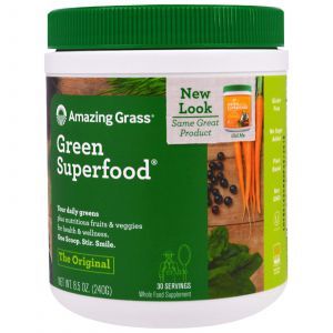 Суперфуд, Green Superfood Original, Amazing Grass, 240 г.