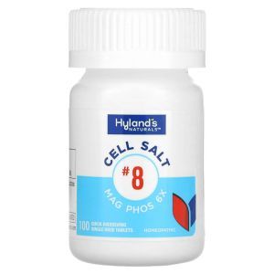 Клеточная соль №8, Cell Salt #8, Mag Phos 6X, Hyland's, 100 быстрорастворимых таблеток