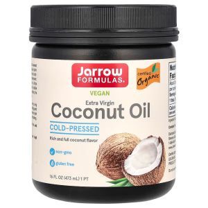 Кокосовое масло, Coconut Oil, Jarrow Formulas, органическое, 473 г
