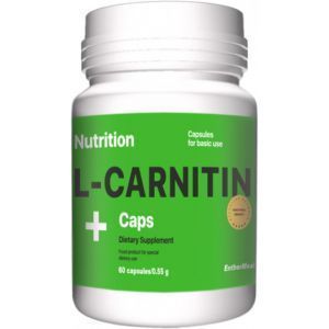 L-карнитин, L-Carnitine, AB PRO Nutrition, 60 капсул
