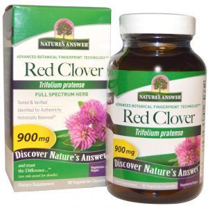 Красный клевер, Red Clover, Nature's Answer, 90 капсу