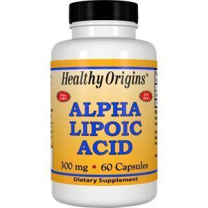 Альфа-липоевая кислота, Healthy Origins, 300 мг, 60