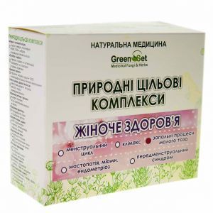 Природный целевой комплекс "Эндометрит (воспаление базального шара эндометрия)", GreenSet, растительные препараты, 4 шт