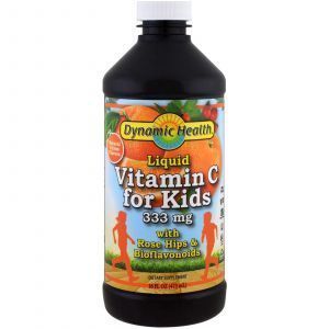 Жидкий витамин C для детей, Liquid Vitamin C, Dynamic Health Laboratories, 473 мл