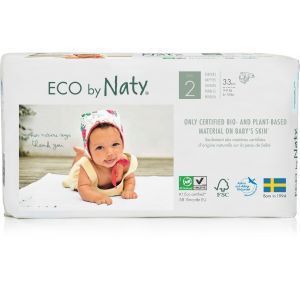 Органические подгузники "ECO BY NATY", Diapers 2 Mini, Eco by Naty, размер 2 Mini, 3-6 кг, 33 шт