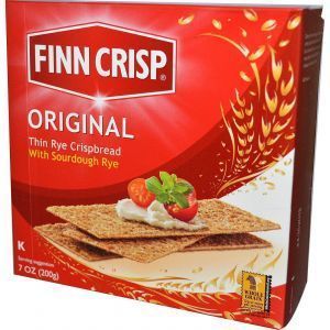 Тонкие ржаные хлебцы, Thin Rye Crispbread, Original, Finn Crisp, 200 г.