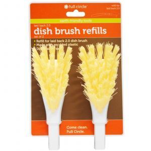 Сменные головки для посуды, Dish Brush Refills, Full Circle Home LLC, 2 шт