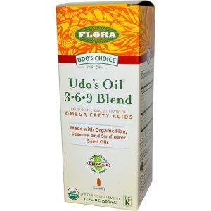 Смесь растительных масел (Udo's Oil 3•6•9), Flora, 500 мл