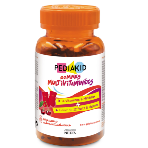 Мультивитамины для детей, Multivitamin, Pediakid, 60 жевательных конфет