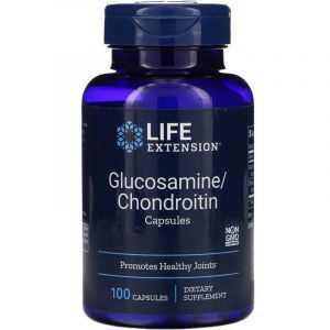 Глюкозамин, хондроитин, Glucosamine/Chondroitin, Life Extension, 100 кап.