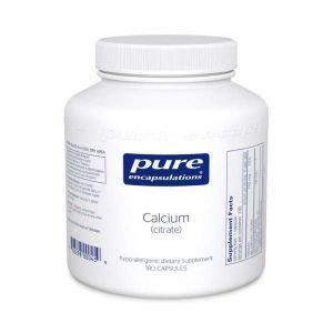 Кальций (цитрат), Calcium (citrate), Pure Encapsulations, 180 капсул