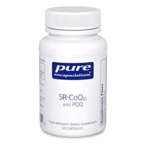 SR-Коэнзим Q10 c Пирролохинолинхиноном, SR-CoQ10 with PQQ, Pure Encapsulations, 60 капсул