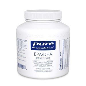 Основные ЭПК/ДГК, EPA/DHA essentials, Pure Encapsulations, 180 капсул