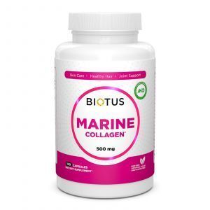 Морской коллаген, Marine Collagen, Biotus, 120 капсул