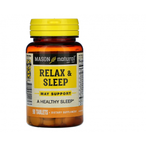 Спокойный сон, Relax & Sleep, Mason Natural, 90 таблеток