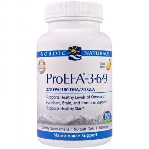 ProEFA - 3-6-9 Рыбий жир (Омега 3 6 9), Nordic Naturals, 1000 мг, 90 капсул