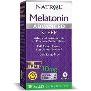 Melatonin Advanced Sleep, Natrol, 10 mg, 30 tablete