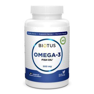Омега-3 исландский рыбий жир, Omega-3 Fish Oil, Biotus, 180 капсул