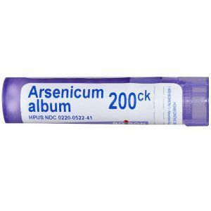 Арсеникум альбум, Arsenicum Album, 200 CK, Boiron, 80 гранул