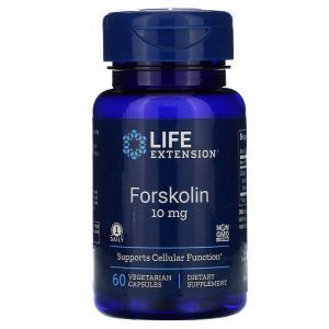 Форсколин, Forskolin, Life Extension, 10 мг, 60 капсул 