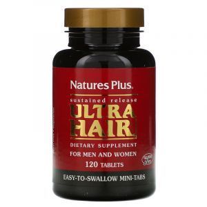 Комплекс для волос с замедленным высвобождением, Ultra Hair, Nature's Plus, 120 таблеток