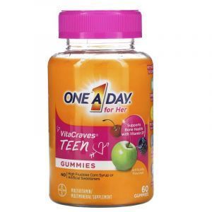 Мультивитамины для девочек-подростков, Teen Multi, One-A-Day, 60 жевательных таблеток