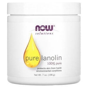 Ланолин, Pure Lanolin, Now Foods, Solutions, чистый, 198 гр